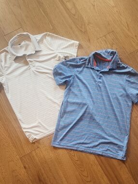 Striped Polo Shirts- Kids Size Large
